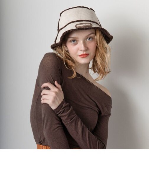 【MINNETONKA】ミネトンカ SUEDE BOA REVERSIBLE BUCKET HAT スエード× ボアリバーシブルバケットハット 57-59cm