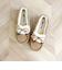 【MINNETONKA/ミネトンカ】 ウッドビーズ ボアモカシンシューズ KYRA SLIPPER