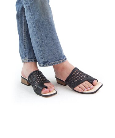 【WOVEN ウーヴン】メキシコ製 メッシュメッシュ レザーサンダル【LIM】