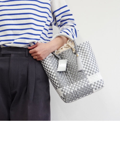 WOVEN ウーヴン】ミニトートバッグ メキシコ製 バスケットバッグ