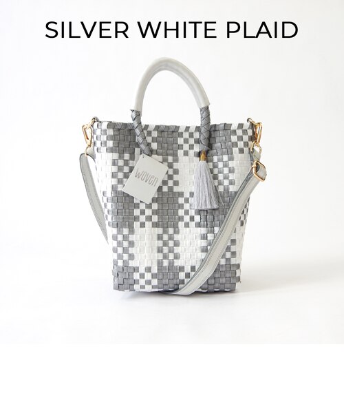 WOVEN ウーヴン】ミニショルダートートバッグ メルカドバッグ かご