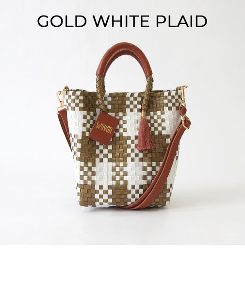 【WOVEN ウーヴン】ミニショルダートートバッグ メルカドバッグ  かごバッグ メキシコ製
