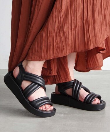 【BUENO SHOES ブエノシューズ】 クロスベルトサンダル【U4619】