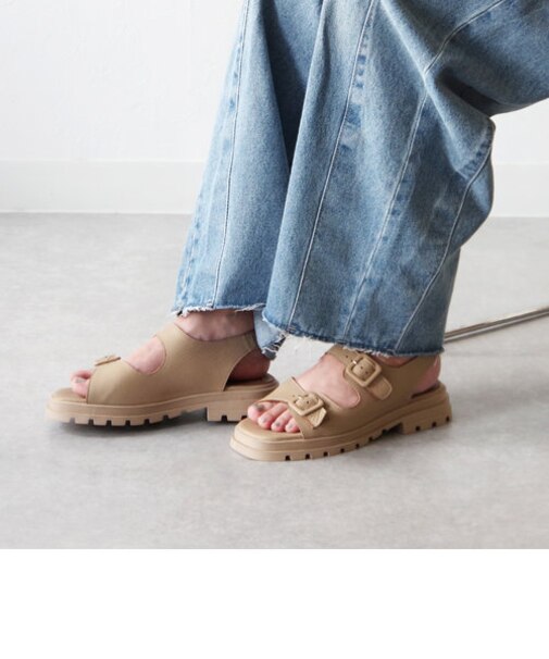 【BUENO SHOES ブエノシューズ】 ダブルベルトサンダル 【Y5505】