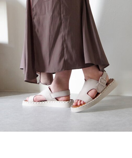 【BUENO SHOES ブエノシューズ】 ロープソールサンダル 【Y9104】