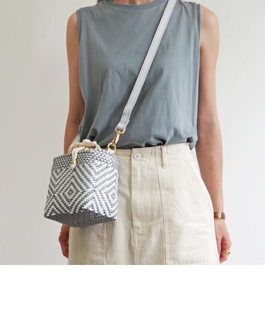 【WOVEN ウーヴン】スクエアショルダー　メキシコ製 スクエアショルダーバッグ 【SQUARE SHOULDER BAG】