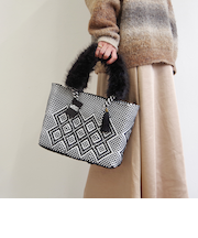 【WOVEN /ウーヴン】 / ECO FUR HANDLE COVER　エコファーハンドルカバー トートバッグ用