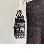 【WOVEN /ウーヴン】 エコファー ねこ 2WAY BAG ショルダーバッグ 猫巾着