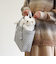 【WOVEN /ウーヴン】 エコファー ねこ 2WAY BAG ショルダーバッグ 猫巾着