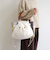 【WOVEN /ウーヴン】 エコファー ねこ フェイス 2WAY BAG 猫巾着 バッグ