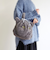 【WOVEN /ウーヴン】 エコファー ねこ フェイス 2WAY BAG 猫巾着 バッグ