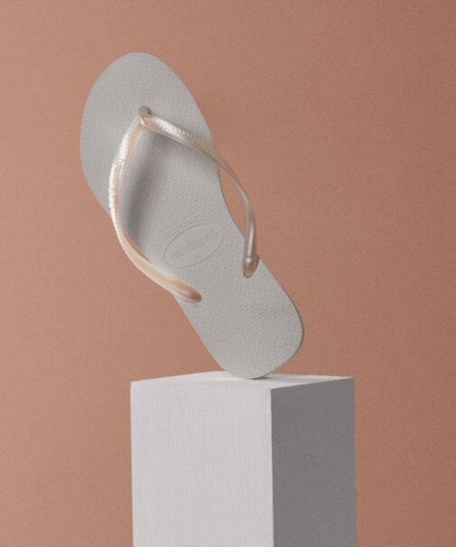 【havaianas ハワイアナス】 サンダル ラバービーチサンダル 【SLIM】