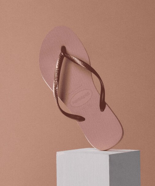 【havaianas ハワイアナス】 サンダル ラバービーチサンダル 【SLIM】