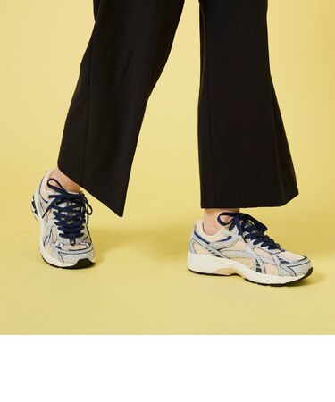 【ASFVLT アスファルト】 【CITY RUN】 WHITE NAVY CRAKED 【CR015】 スニーカー