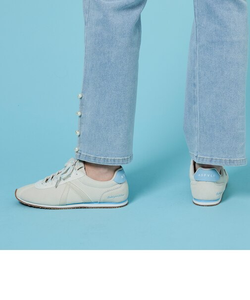 【ASFVLT アスファルト】 【SIENNA】 CREAM OFF WHITE PONY HAIR 【SN04】 スニーカー