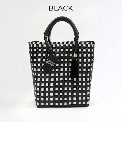WOVEN ウーヴン】ミニトート メルカドバッグ かごバッグ メキシコ製