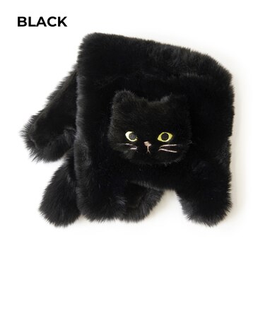 【WOVEN /ウーヴン】 ECO FUR NEKO FLAP COVER エコファー ねこ フェイス 猫フラップカバー
