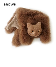 【WOVEN /ウーヴン】 ECO FUR NEKO FLAP COVER エコファー ねこ フェイス 猫フラップカバー