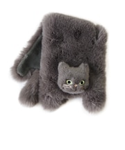 【WOVEN /ウーヴン】 ECO FUR NEKO FLAP COVER エコファー ねこ フェイス 猫フラップカバー
