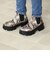 FAVOFAVO ファボファボ 厚底ショートサイドゴアブーツ
