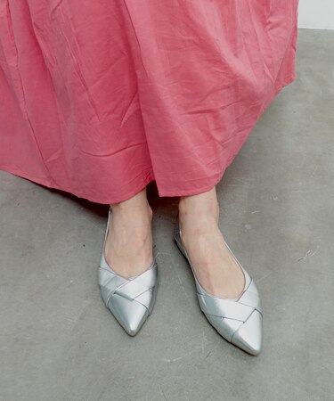 ノイエ ディフュージョン neue diffusion ポインテッドフラットパンプス/ND24169