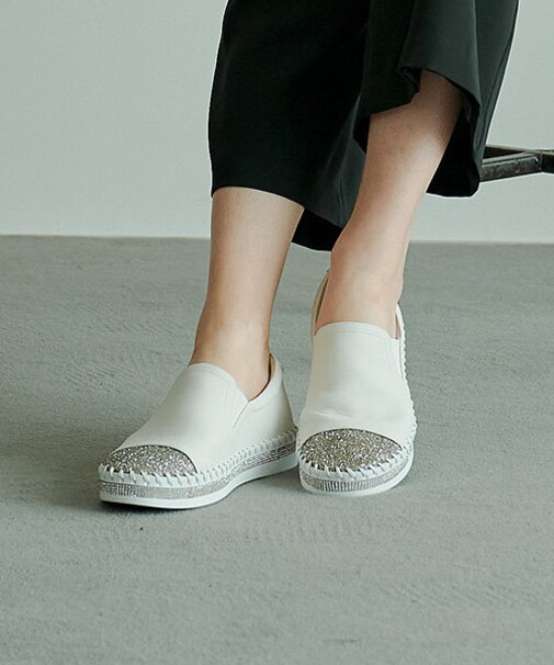 ノイエ マルシェ neue marche スリッポンスニーカー/NM23593