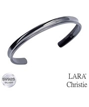 バングル ブレスレット メンズ シルバー シルバー925 シンプル おしゃれ ブランド BLACK Label b14012-b LSC b14012-b ララクリスティー