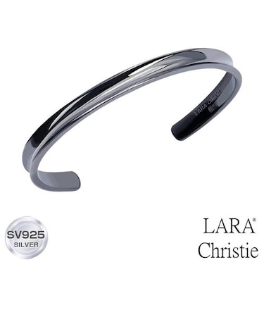 バングル ブレスレット メンズ シルバー シルバー925 シンプル おしゃれ ブランド BLACK Label b14012-b LSC b14012-b ララクリスティー