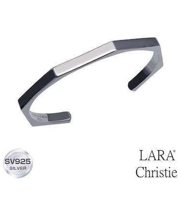 バングル ブレスレット メンズ シルバー シルバー925 シンプル おしゃれ ブランド BLACK Label b14012-b LSC b14013-b ララクリスティー