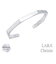バングル レディース ブランド 太め シルバー シルバー925 シンプル WHITE Label LSC b14013-w ララクリスティー