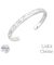 バングル レディース ブランド 太め シルバー シルバー925 セイントグラス WHITE Label LSC ララクリスティー