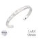 バングル レディース ブランド 太め シルバー シルバー925 セイントグラス WHITE Label LSC ララクリスティー