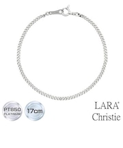 ブレスレット チェーン レディース メンズ ブランド プラチナ PT850 喜平チェーン 幅1.6mm 約2.28g 最大17cm ララクリスティー