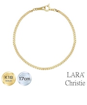 ブレスレット チェーン レディース メンズ 18金 ゴールド K18 喜平 幅1.6mm 約1.88g 最大17cm LPUC ララクリスティー