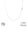 ネックレス チェーン プラチナ 40cm スクリュー チェーンのみ 幅 約1mm 最長40cm PT850 長さ調整可能 LCC ララクリスティー