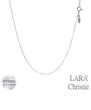 ネックレス チェーン プラチナ 最長45cm ベネチアン チェーンのみ 幅0.5mm 約1.5g PT850 長さ調整可能 LCC ララクリスティー