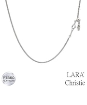 ネックレス チェーン プラチナ 最長45cm マルベリー チェーンのみ 幅 1.4mm 約3.8g PT850 長さ調整可能 LCC ララクリスティー