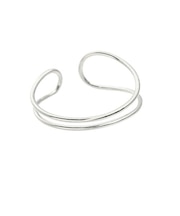 【選べる素材(K18 プラチナ)】イヤーカフ レディース 軟骨 18金 プラチナ シンプル PT900 ゴールド K18  地金 インフィニティ LPUC ララクリスティー