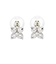 【選べる素材(K18 プラチナ)】ピアス 18金 レディース ダイヤ 天然ダイヤモンド 計0.3ct プラチナ K18 フラワー PT900 ゴールド LPUC ララクリスティー