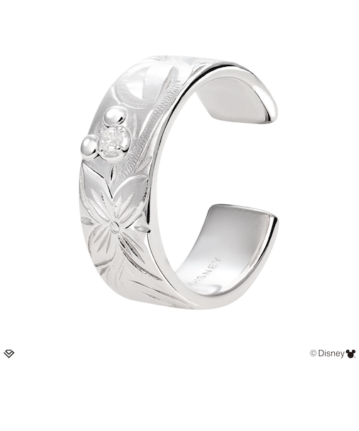 イヤーカフ ハワイアンジュエリー 軟骨 メンズ レディース ディズニー レディース リング シルバー Disney ワイド 「ミッキー」