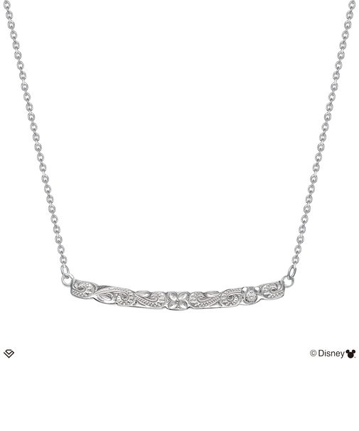 ネックレス ハワイアンジュエリー ディズニー レディース シルバー シルバー925 Disney スクロール アジャスター 「ミッキー」