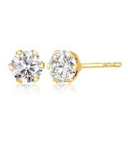 【選べる素材(K18 プラチナ)】ピアス 18金 レディース ダイヤ 天然ダイヤモンド 一粒 計0.3ct プラチナ K18 PT900 18金 ゴールド LPUC ララクリスティー