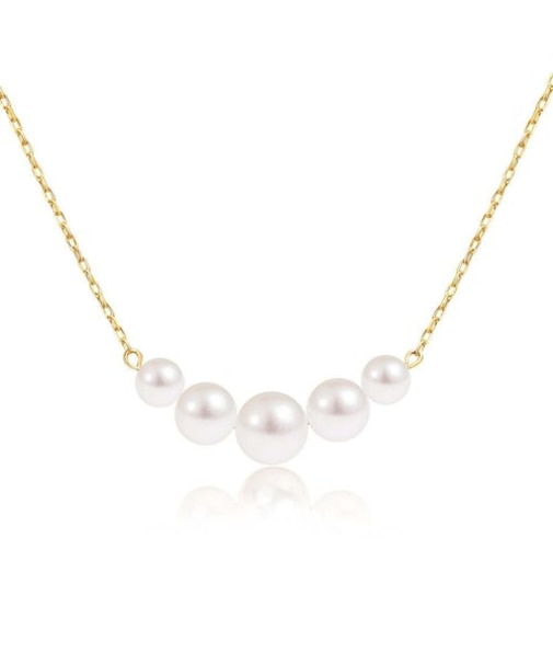 【選べる素材(K18 プラチナ)】あこや真珠 ネックレス 5.5-6.0mm レディース パール 真珠 アコヤ本真珠 K18 LPAC ララクリスティー