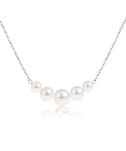 【選べる素材(K18 プラチナ)】あこや真珠 ネックレス 5.5-6.0mm レディース パール 真珠 アコヤ本真珠 K18 LPAC ララクリスティー