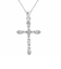 ネックレス レディース 18金 プラチナ クロス シルバー シルバー925 ブランド ホーリークロス WHITE Label LSC ララクリスティー