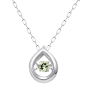 ネックレス レディース ダンシングストーン ダイヤモンド 誕生石 約0.02ct 天然石 PT900 選べる12誕生石 ネックレス LARA Christie ララクリスティー 女性 誕生日プレゼント