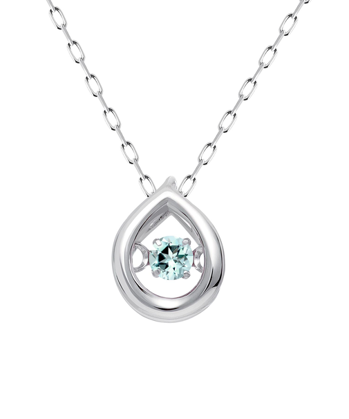 ネックレス レディース ダンシングストーン ダイヤモンド  誕生石 約0.02ct 天然石 PT900 選べる12誕生石 ネックレス LARA Christie ララクリスティー 女性 誕生日プレゼント