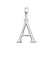 ネックレス ペンダントトップ プラチナ イニシャル アルファベット チャーム お守りジュエリー 重ね付け A