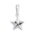 チャーム ステラ 星 レディース メンズ sv925 シルバー ペンダントトップ ネックレス スター 重ね付け 華奢
