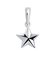 チャーム ステラ 星 レディース メンズ sv925 シルバー ペンダントトップ ネックレス スター 重ね付け 華奢